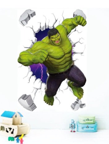 Хълк Hulk дупка стикер за стена лепенка самозалепващ за детска стая в Други  в гр. Ямбол - ID32948937 — Bazar.bg