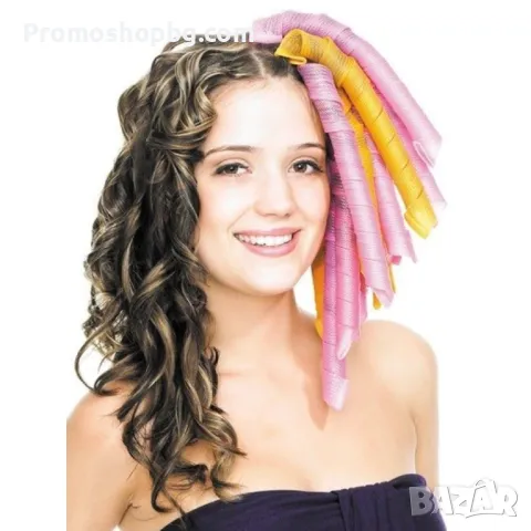 Ролки за коса Magic Curling, 18 бр в комплект, снимка 2 - Други - 48472888