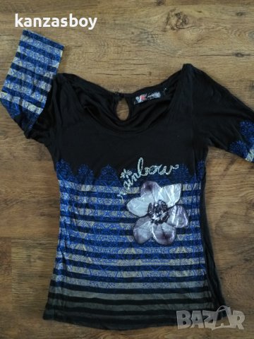 Desigual - страхотна дамска блуза , снимка 5 - Блузи с дълъг ръкав и пуловери - 39564619