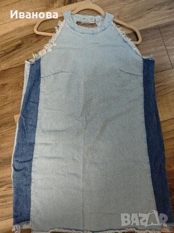 Дамска дънкова рокля , снимка 2 - Рокли - 50917716