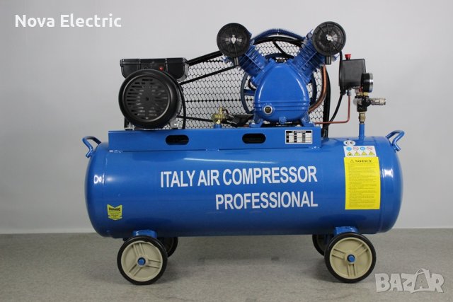 компресори за въздух 12л, 25л, 50л, 100л, 120л, 150л, 200л, 300л, топ цени 150 лв, снимка 11 - Компресори - 33593855