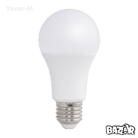 LED Лампа, Крушка, 12W, E27, 3000K, 220-240V AC, Топла светлина, Ultralux - LBL122730, снимка 1 - Крушки - 40860992