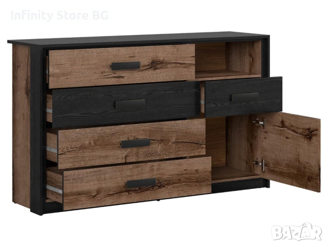 🖤 Скрин Kassel – стил, функционалност и максимално удобство в едно, снимка 3 - Скринове - 53462047