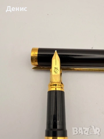 S.T. Dupont Classique – Писалка с 18K златно перо (750), Laque de Chine, снимка 4 - Други ценни предмети - 53214652