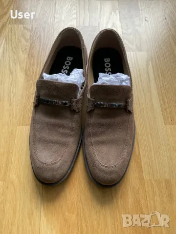 Мъжки мокасини Hugo boss , снимка 7 - Мокасини - 50337202