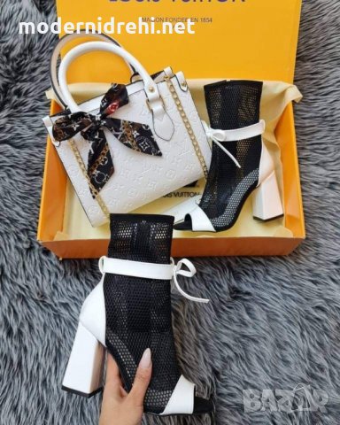 Дамски летни боти и чанта Louis Vuitton код 182, снимка 1 - Дамски боти - 33559463