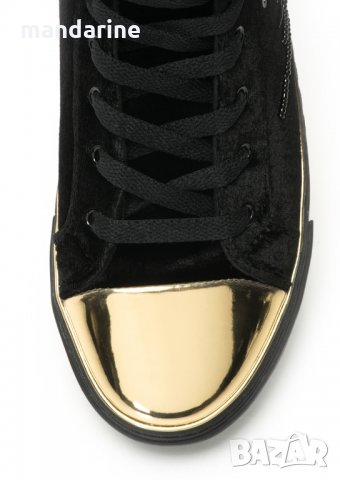 ПРОМО 🍊 GUESS № 36 🍊 Дамски кецове BLACK “GOLD & SILVER” нови с кутия, снимка 7 - Кецове - 33448698