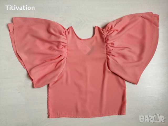 Блуза с буфан ръкав, снимка 3 - Корсети, бюстиета, топове - 28696994