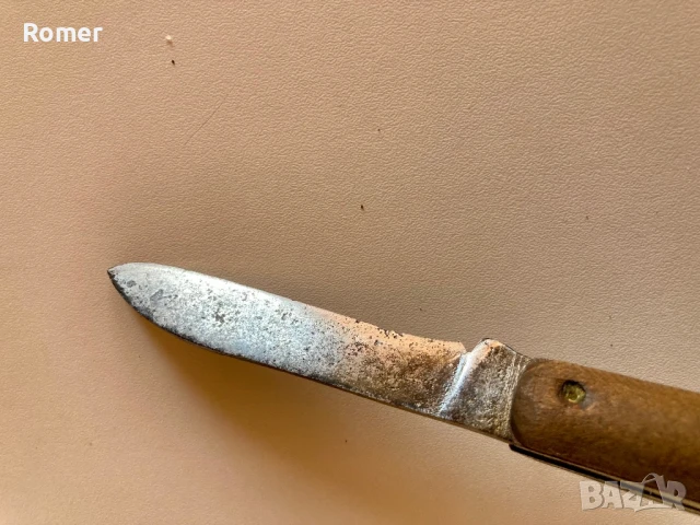 Старо българско джобно ножче Сърп и чук, снимка 4 - Антикварни и старинни предмети - 51391095