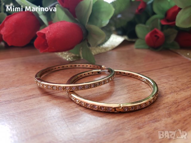 Обеци с камъни, снимка 1