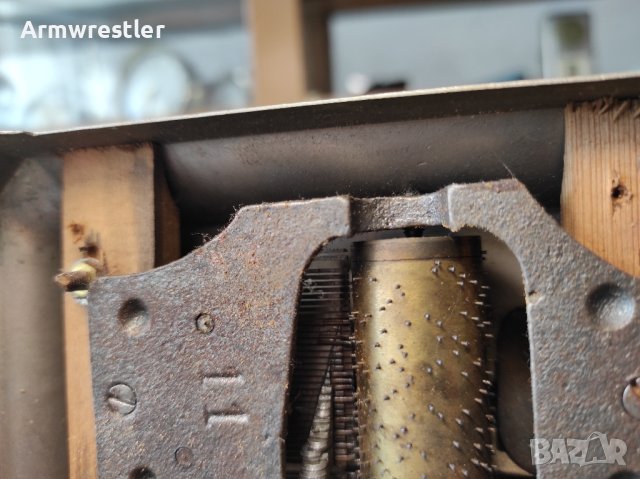 Стар Немски Настолен Часовник с Латерна, снимка 15 - Антикварни и старинни предмети - 43501097