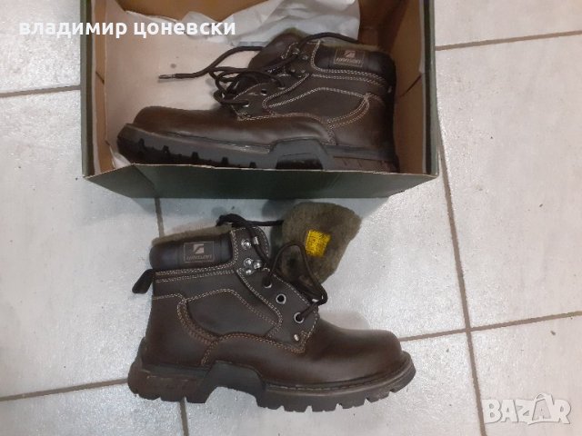  Мъжки обувки,боти от естествена кожа , размер 41, снимка 1 - Маратонки - 43059994