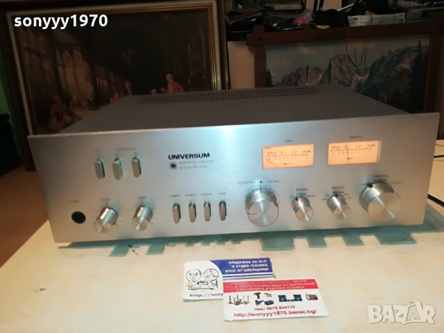 universum v3585 stereo amplifier-2x100w germany 2406211128, снимка 6 - Ресийвъри, усилватели, смесителни пултове - 33318583