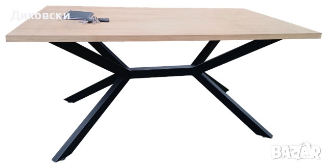 Елегантен стабилен метален крак за маса. Модел 020