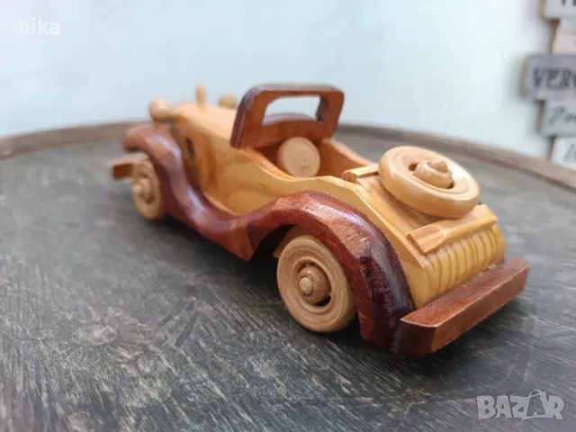 Ретро дървена кола, снимка 4 - Други - 47937906