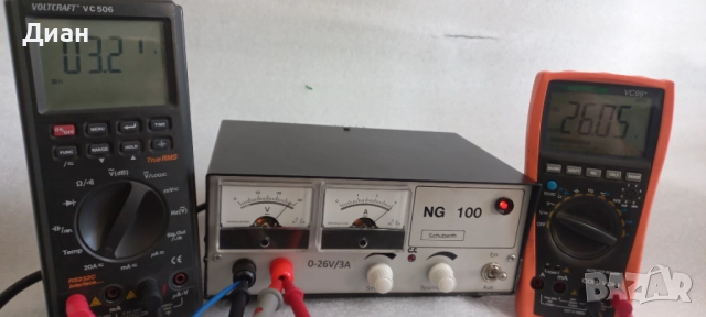 Лабораторно захранване NG 100, снимка 2 - Друга електроника - 52848335