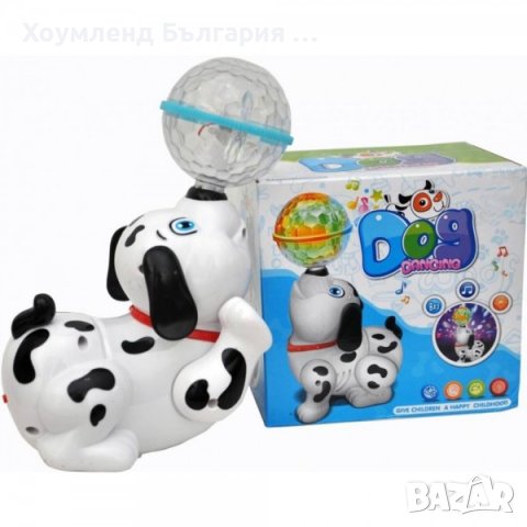 ТАНЦУВАЩО ДИСКО КУЧЕ - МУЗИКАЛНА ДЕТСКА КУЧЕ ИГРАЧКА, снимка 4 - Музикални играчки - 43309716