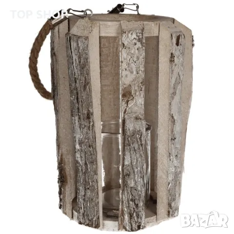 Свещник масив естествени материали