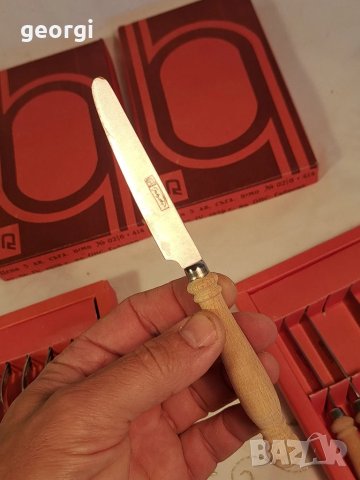 комплект вилици и ножове за хранене Петко Денев Габрово 26/2, снимка 4 - Прибори за хранене, готвене и сервиране - 50679081