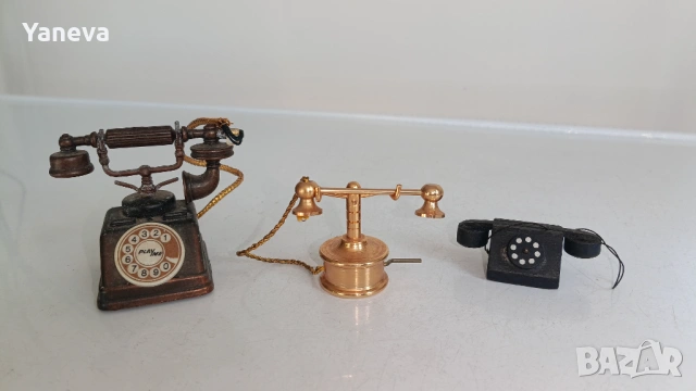 Vintage телефони , колекционерски миниатюрни фигурки. , снимка 6 - Статуетки - 53031347