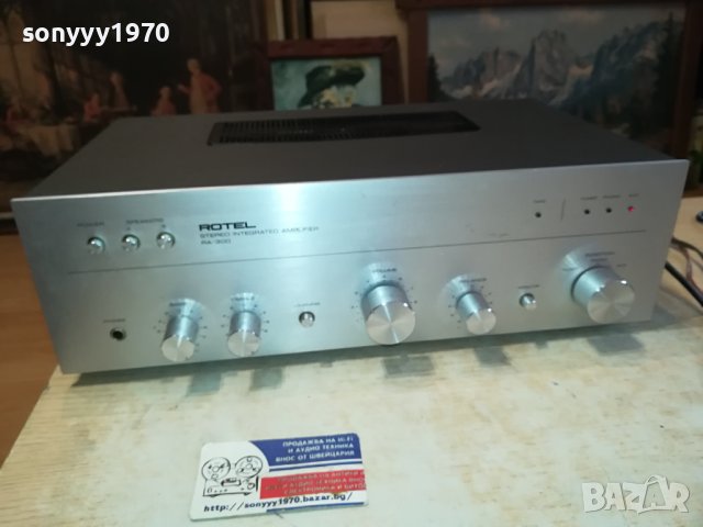 ROTEL AMPLIFIER-ВНОС SWISS 2601240813, снимка 8 - Ресийвъри, усилватели, смесителни пултове - 43981225