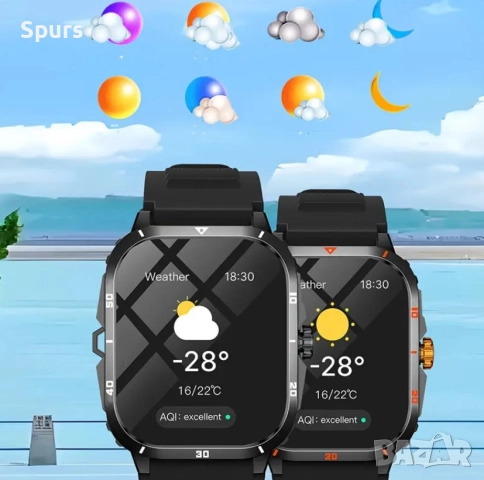 ERUN Смарт часовник за мъже и жени - Безжичен 5.3, снимка 3 - Мъжки - 52212365