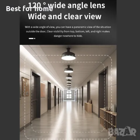 Видео WiFi шпионка IMODIX S50 WiFi, Tuya с подарък SD карта, снимка 5 - Комплекти за видеонаблюдение - 48550979