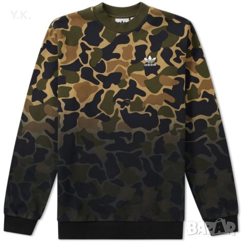 Оригинална мъжка блуза Adidas Originals Camo, снимка 4 - Блузи - 40426339