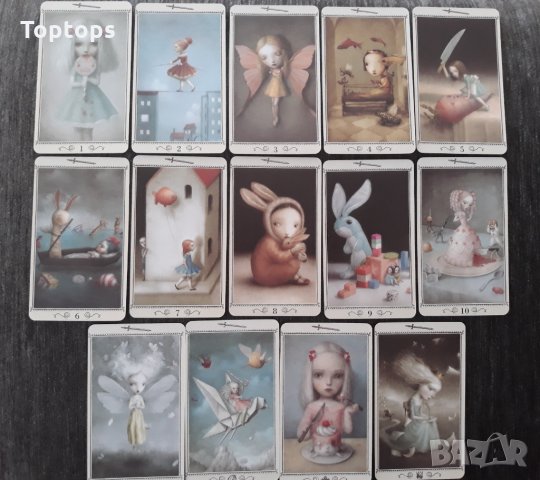 78 таро карти: Nicoletta Ceccoli Tarot & The Little Prince Tarot , снимка 15 - Карти за игра - 33677847