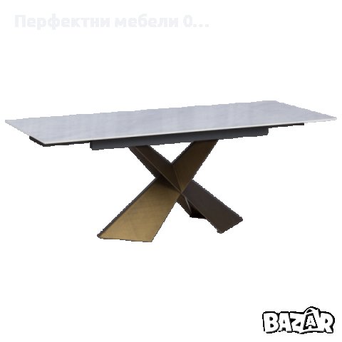 Кресло трапезен стол/бар стол кресло цвят бежев/крем-дамаска и крака в злато с доставка до 2 дни, снимка 5 - Столове - 40587256