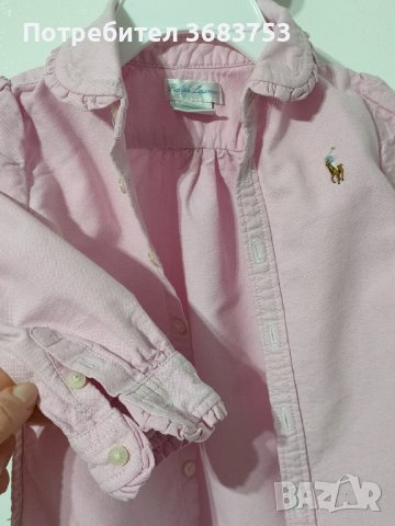 Ralph Lauren детска ризка,размер 12 месеца,използвана., снимка 3 - Бебешки блузки - 40237230