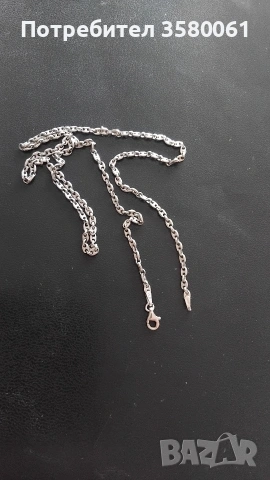 Сребърна сенжир Italy,925, снимка 2 - Колиета, медальони, синджири - 53389503