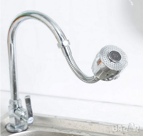 Регулируем гъвкав накрайник за чешма-душ, снимка 5 - Аксесоари за кухня - 33220329
