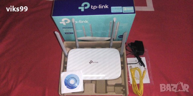 Wi-Fi Рутер TP-Link Archer A5 AC1200, Dual band, снимка 2 - Рутери - 44025224