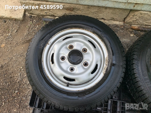 4бр.Оригинални железни джанти + ЗИМНИ ГУМИ Semperit 195/70/15C 15" 5x160 за Ford Transit(2000-2024), снимка 7 - Гуми и джанти - 51804035