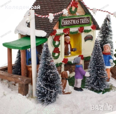 Светещо и музикално коледно селце, снимка 3 - Коледни подаръци - 52337292