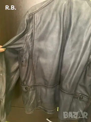 Massimo Dutti Естествена кожа кожено яке, L размер, снимка 6 - Якета - 47726020