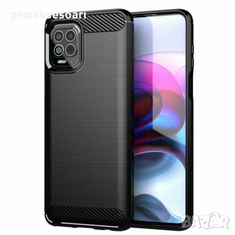 Motorola G100 / Edge S - Удароустойчив Гръб / Кейс CARBON, снимка 1