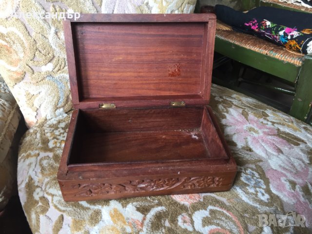 Дървена кутия №3391, снимка 2 - Антикварни и старинни предмети - 39595312