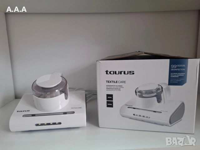 Преносима прахосмукачка Taurus EST9489320L 300 W, бяла, 14.8 см, 500 мл., снимка 2 - Прахосмукачки - 52275264