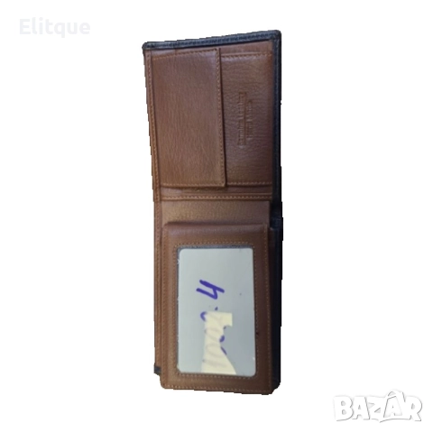 Мъжко портмоне в изчистен дизайн от естествена к., снимка 6 - Портфейли, портмонета - 52895592