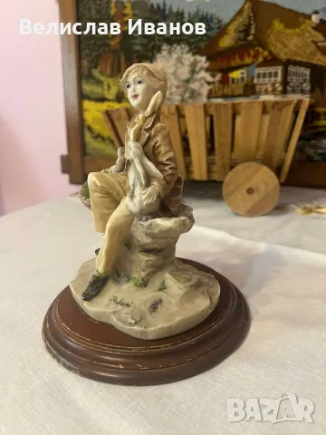 Стара антикварна фигурка Belcari , Capodimonte., снимка 5 - Колекции - 49969542