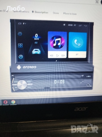 Продавам андроид мултимедия podofo 1 din.