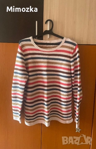 Страхотен дямски пуловер (блуза) на Tom Tailor р-р М!