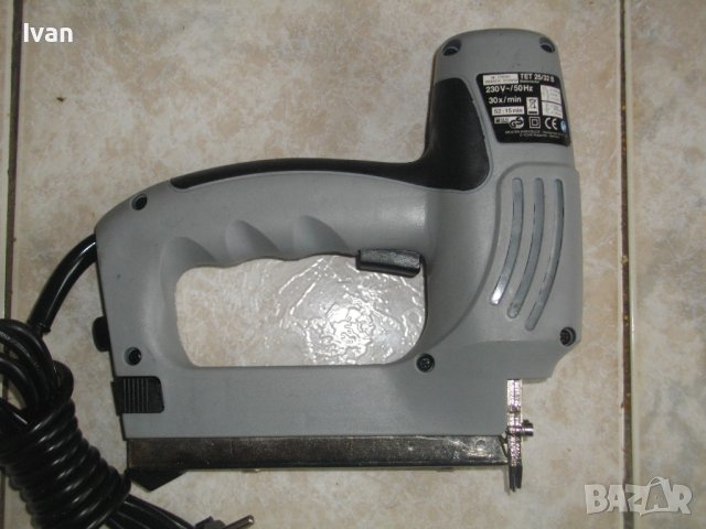 15-32мм Консумативи-Немски Комбиниран Голям Ел.Такер-Top Craft TET25/32B-Като Нов-ОТЛИЧЕН, снимка 10 - Други инструменти - 40353861