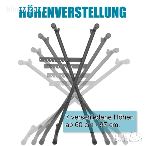 Стойка за клавиатура GLEAM X-образна – регулируема НОВА, снимка 3 - Други - 53434624
