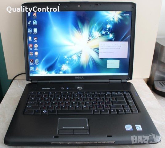 Бърз DELL V0STR0 15,4" HD+ Екран, 320ГБ диск, 3ГБ РАМ, NVIDIA 8400GS + камера - перфектен, снимка 1 - Лаптопи за работа - 29083781