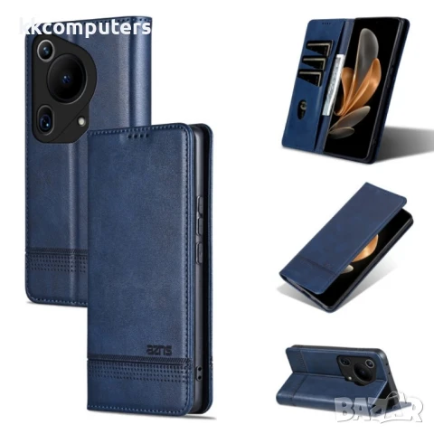 Huawei Pura 70 Ultra AZNS Wallet Калъф и Протектор, снимка 4 - Калъфи, кейсове - 51404717