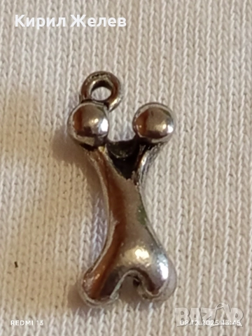 Винтидж сребърна висулка талисман във формата на КОКАЛ за КУЧЕ ретро стил Бижу 50953, снимка 5 - Колиета, медальони, синджири - 52689803