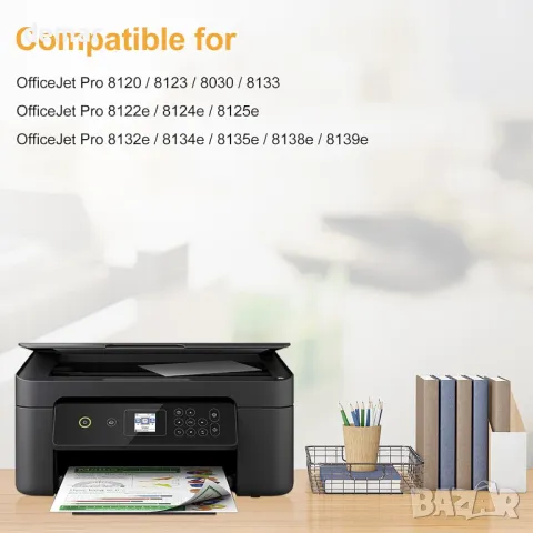 LeciRoba 924 (БЕЗ ЧИП) Съвместим за касети с мастило HP 924, използвани с HP OfficeJet Pro, 4 бр, снимка 3 - Консумативи за принтери - 48490784